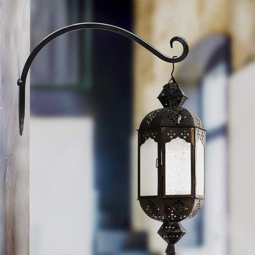 Настенный кронштейн для цветов садовая подвесная корзина крюк фонаря крючки