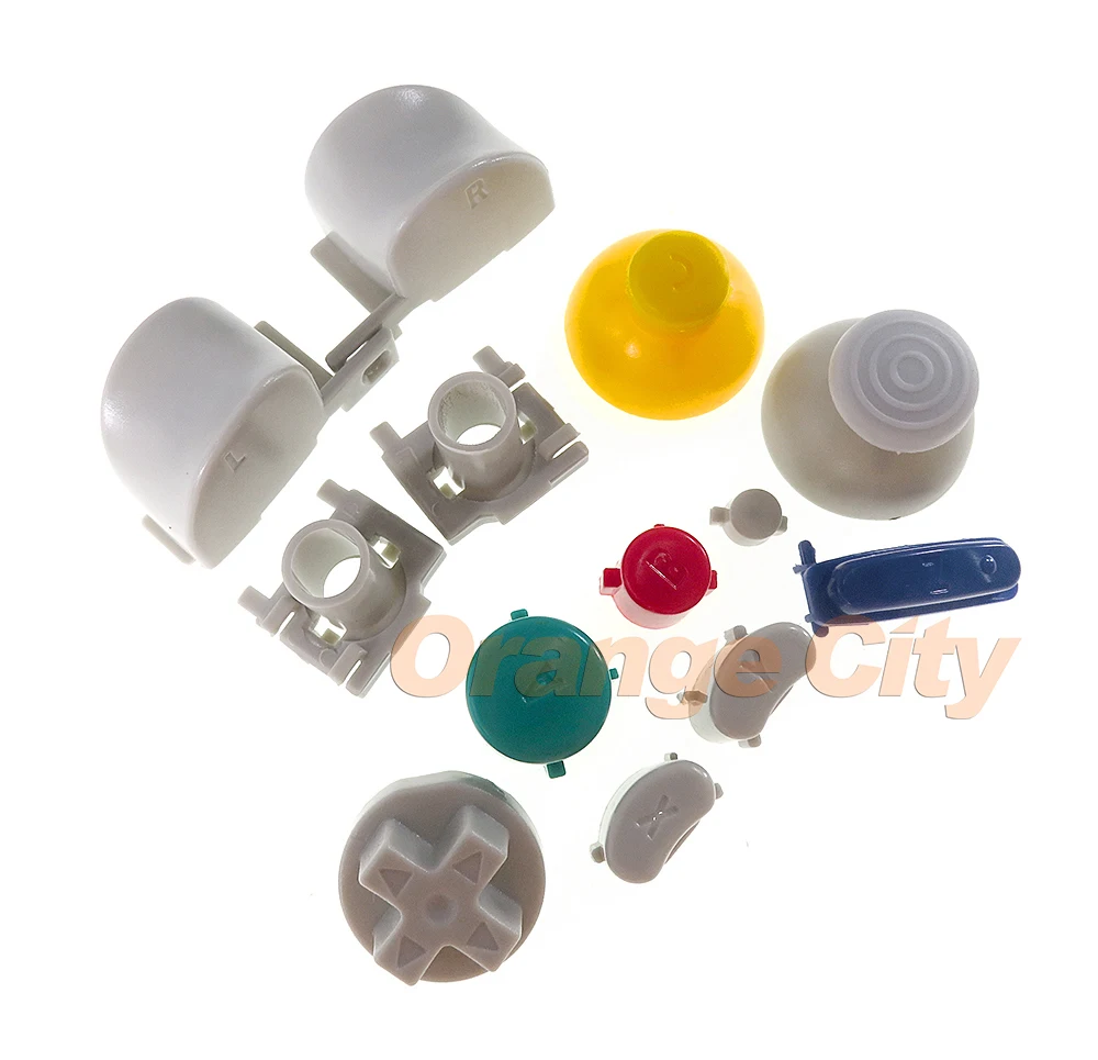 1 комплект клавиатуры ABXY Z кнопки L R для контроллера Nintend NGC цветной полный набор