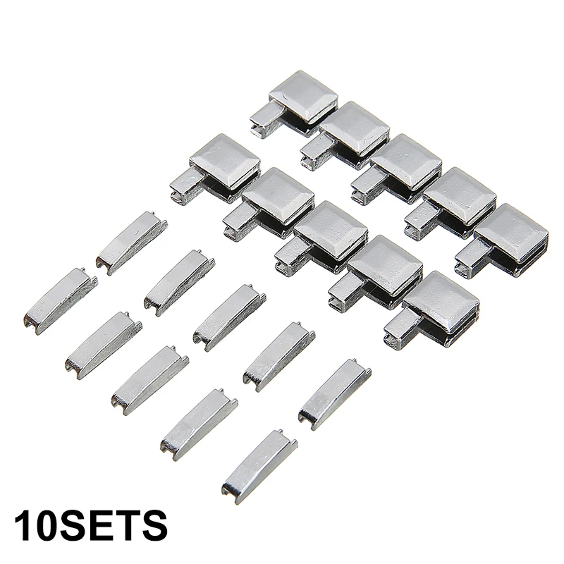 Металлическая Застежка Молния 8 # 10 комплектов цинковый сплав открытая застежка