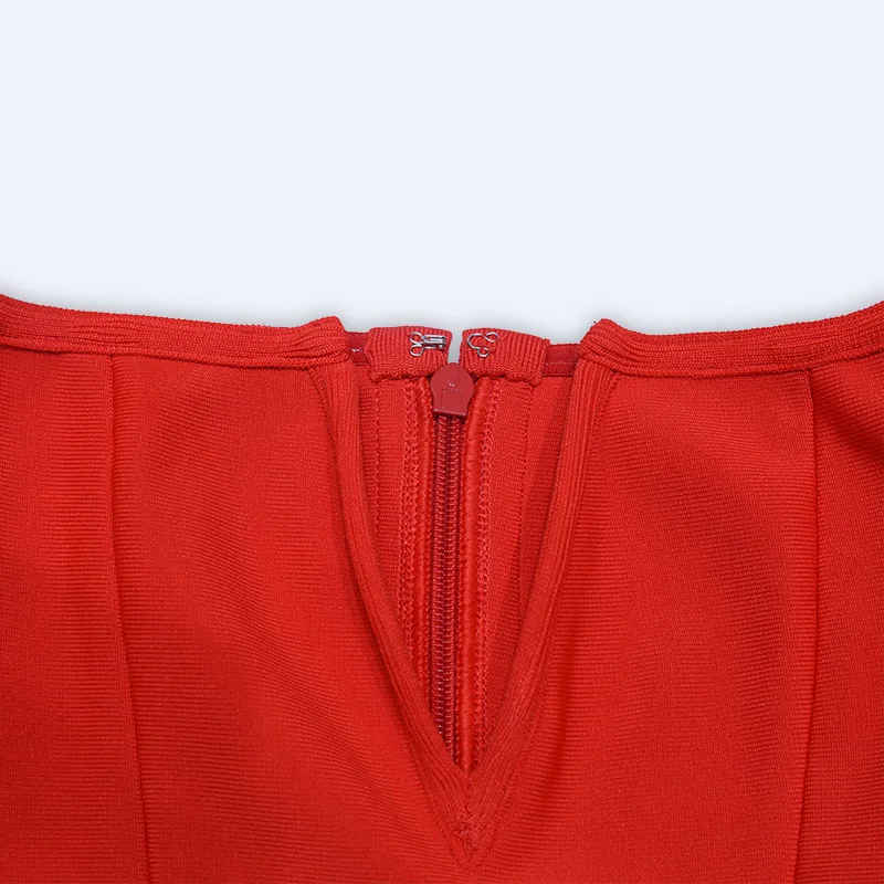 

2021 Women Summer New Red Bandage dress Sexy V Neck short sleeve Bodycon Commuter Mini Dress Nightclub Party Club Vestidos
