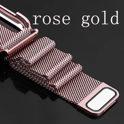 Mlianese Loop ремешок+ металлический чехол для Apple Watch 3 2 1 ремешок 42 мм 38 мм крышка Iwatch 5 4 ремешок 44 мм 40 мм браслет аксессуары для часов - Цвет ремешка: rose gold