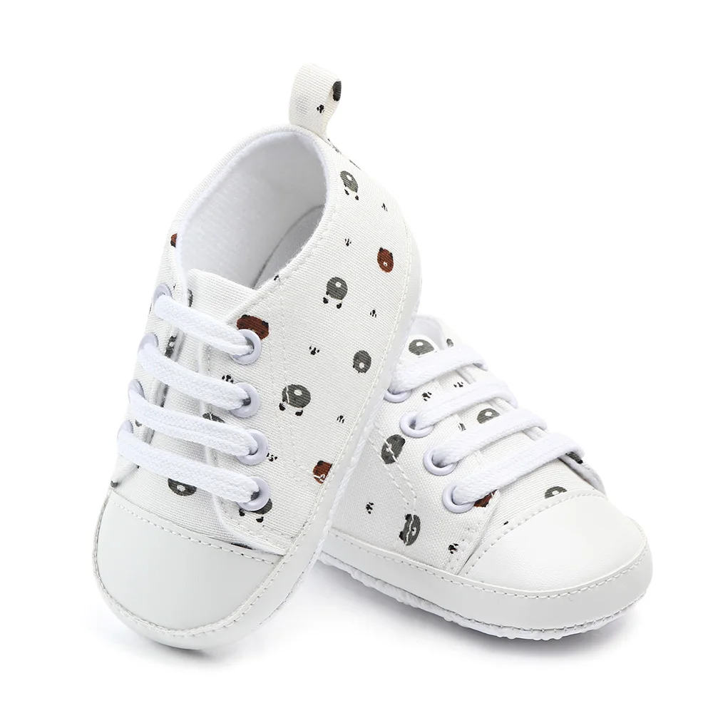 Г. Детские первые ходунки для новорожденных девочек, повседневная обувь на мягкой подошве для младенцев, хлопковая теплая парусиновая обувь с рисунками медведей для детей от 0 до 18 месяцев