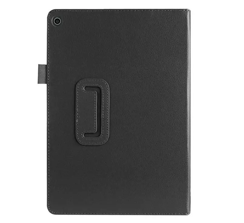 Кожаный чехол для asus z300c, умный чехол для asus Zenpad 10 Z300 Z300CL Z300CG 1", чехол для планшета - Цвет: black
