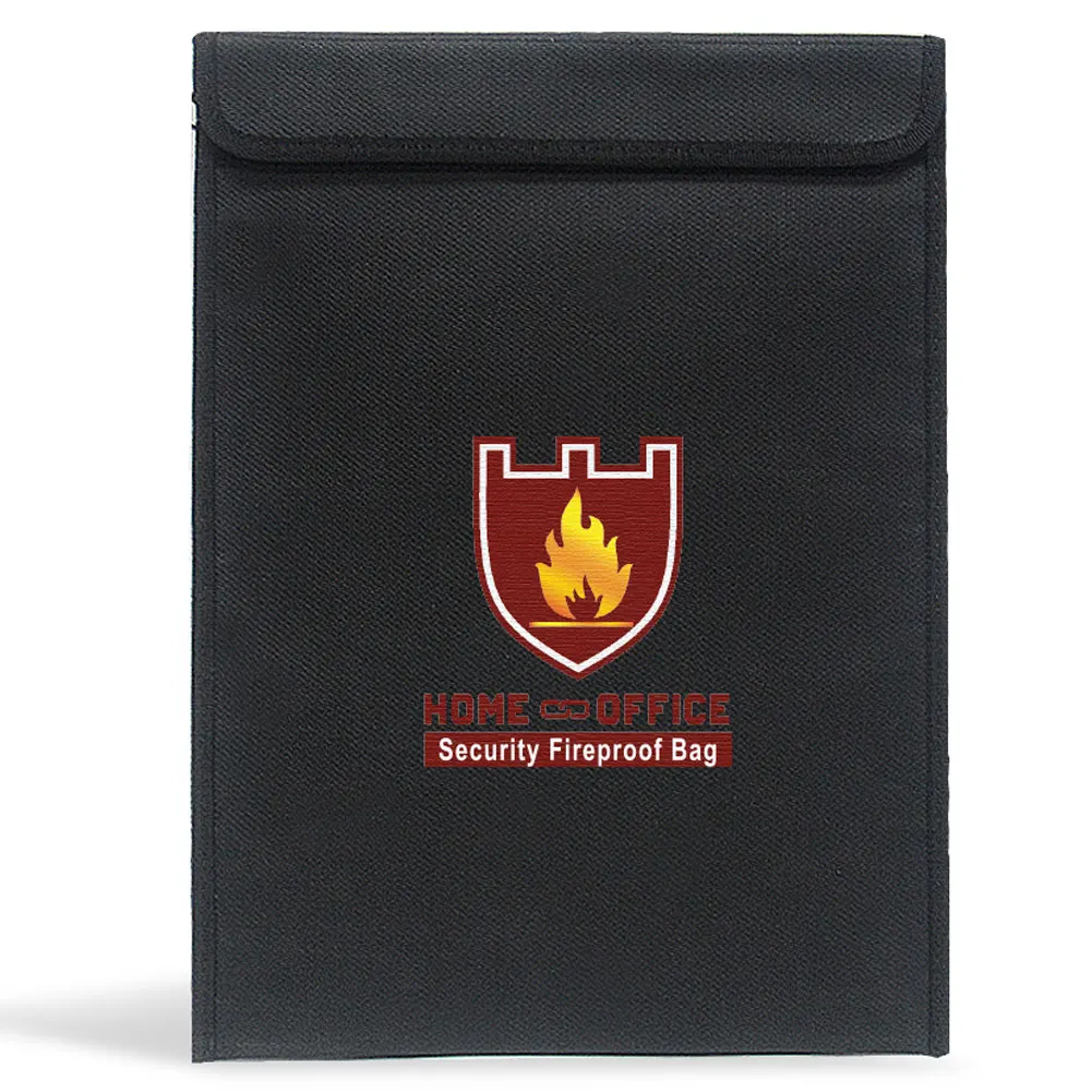 

Fire proof pouch Money Document safe bag Fire Resistant material New