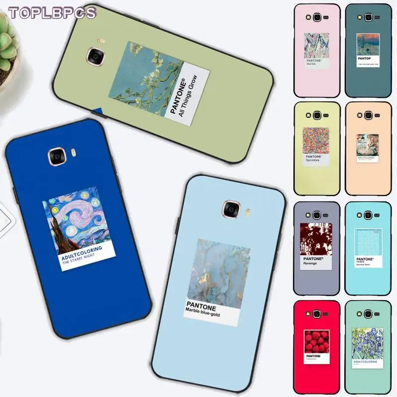 Винсент Ван Гога Пантон эстетическое искусство чехол для телефона Samsung J6 J7 J2 J5 prime