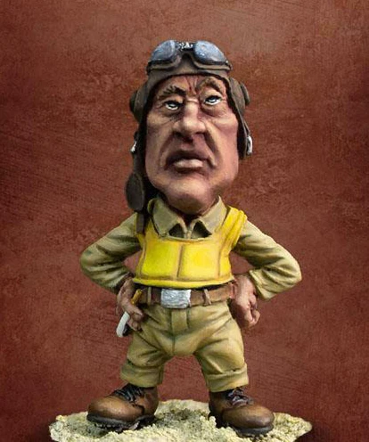 Неокрашенная фигурка из смолы Pappy 40 мм GK | Игрушки и хобби