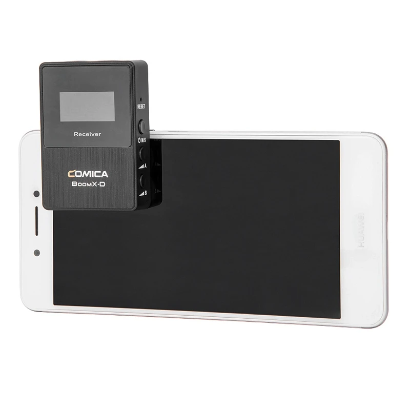 

COMICA BoomX-D RX 2.4G Digital Wireless Receiver Microphone System Lavalier Microphone,for Smart Phone/Mini Single/SLR Camera