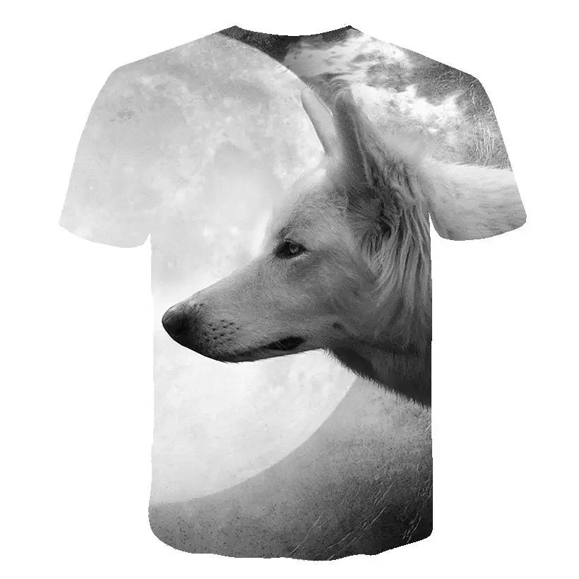 

3D Printing T-shirt Bear O-neck T-shirt Wolf T-shirt Fashion T-shirt Men 3DT Shirt Sexy Male Shirt Male XXS -5XL