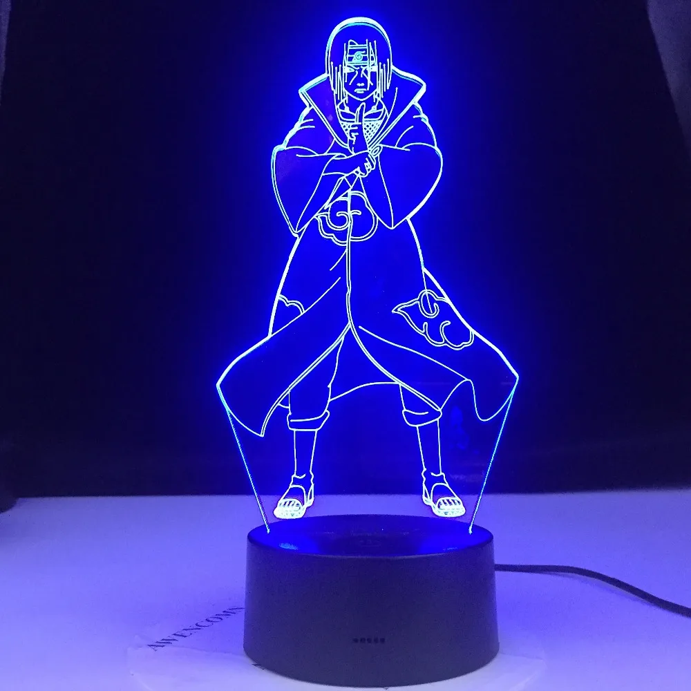 Killua Zoldyck 3d лампа Аниме Охотник х Ночник светильник изменение цвета Usb Батарея