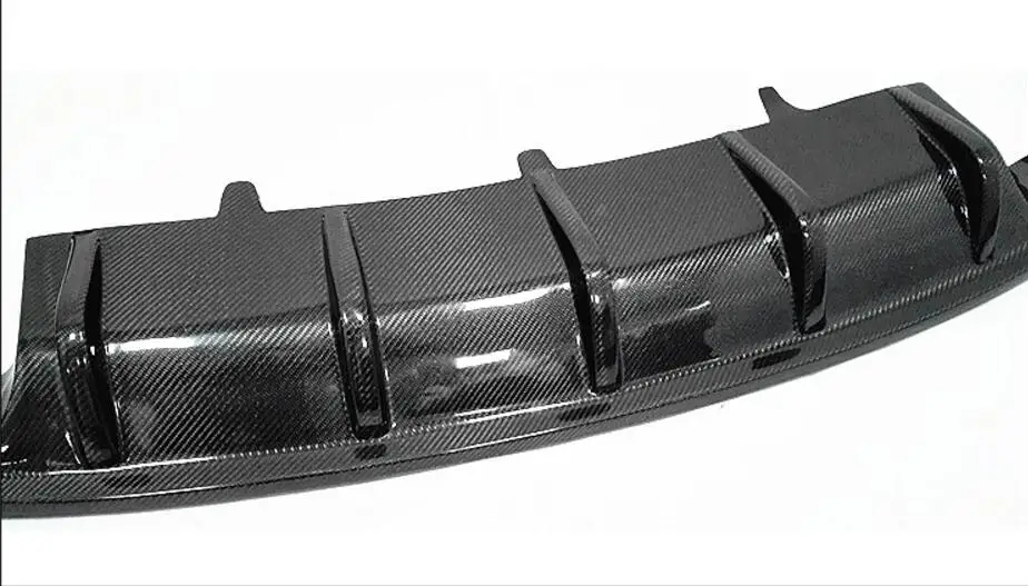 Губа заднего бампера из углеродного волокна автомобильный диффузор подходит для