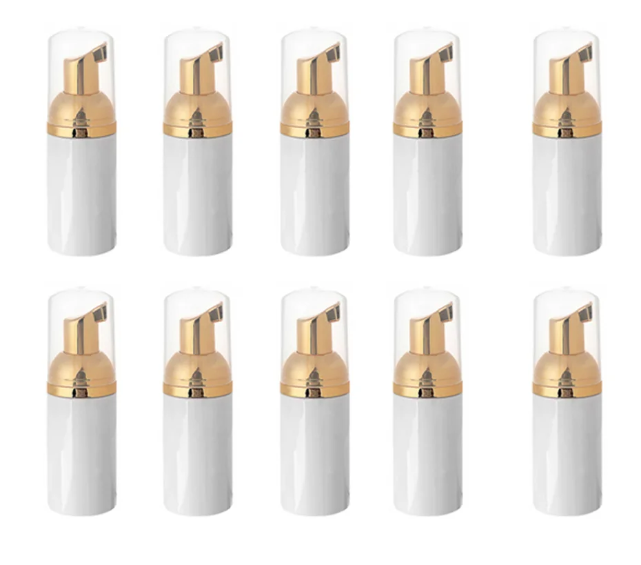10 шт./лот 30 мл 60 пластиковый флакон с насосом для чистки ресниц пустая