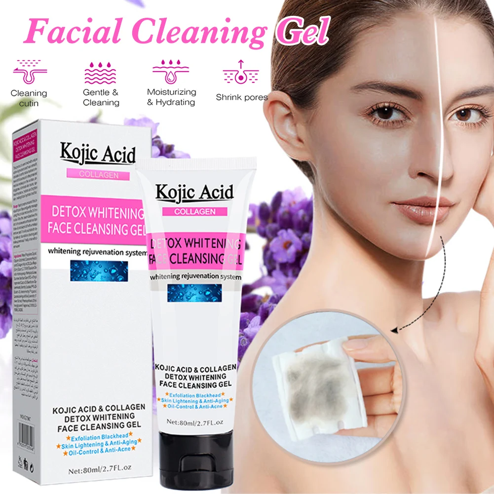 

Face Foam Cleansing Gel Deep Pore Cleaning Exfoliating Remove Skin Dirt Skin Purifying Gel for All Skins