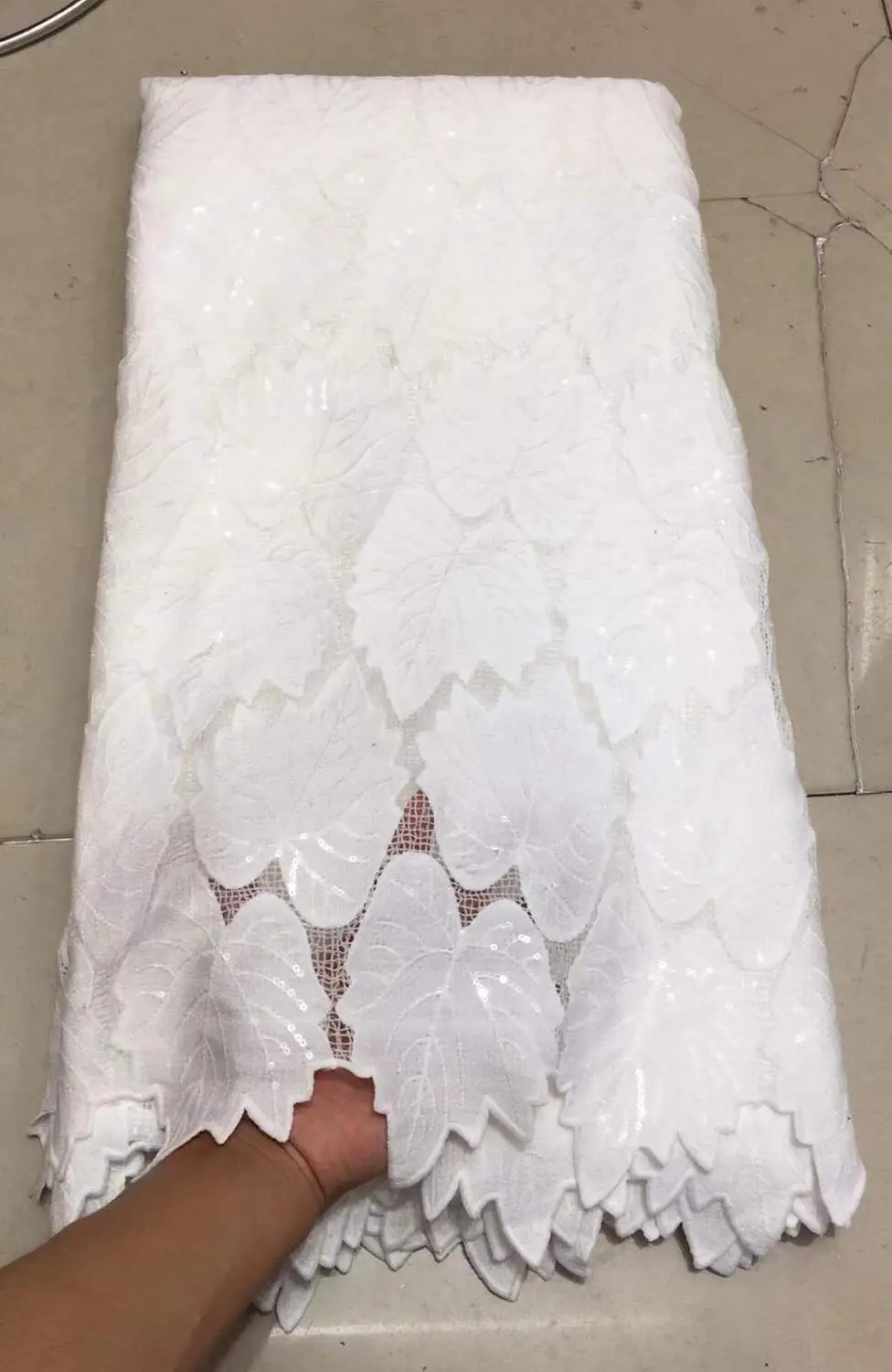 Высококачественная Африканский нигерийский тюль кружева ткань MIQIER хлопковая с