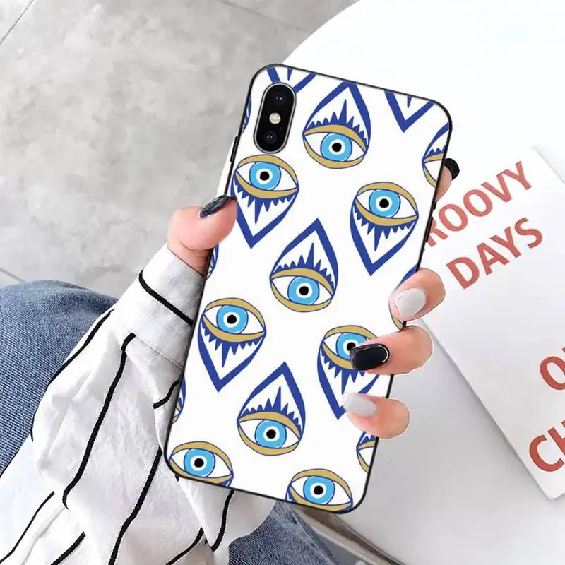 

Evil eye Phone Case for iPhone 11 12 pro XS MAX 8 7 6 6S Plus X 5S SE 2020 XR mini