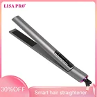 Выпрямитель для волос Lisa Pro 2 в 1, Умный Цифровой утюжок для завивки волос, плойка, инструмент для укладки и ухода за волосами