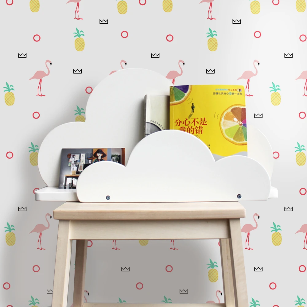 Новинка мультяшная мебельная наклейка с фламинго обои для гостиной клейкая