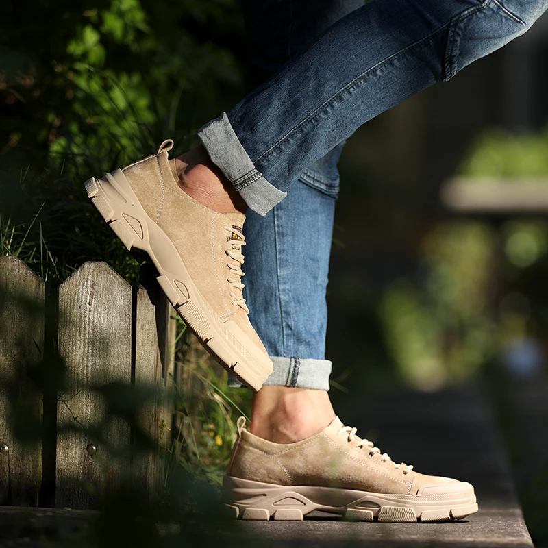 ZSAUAN из натуральной свиной кожи сезон весна-осень Мужские повседневные Лоферы