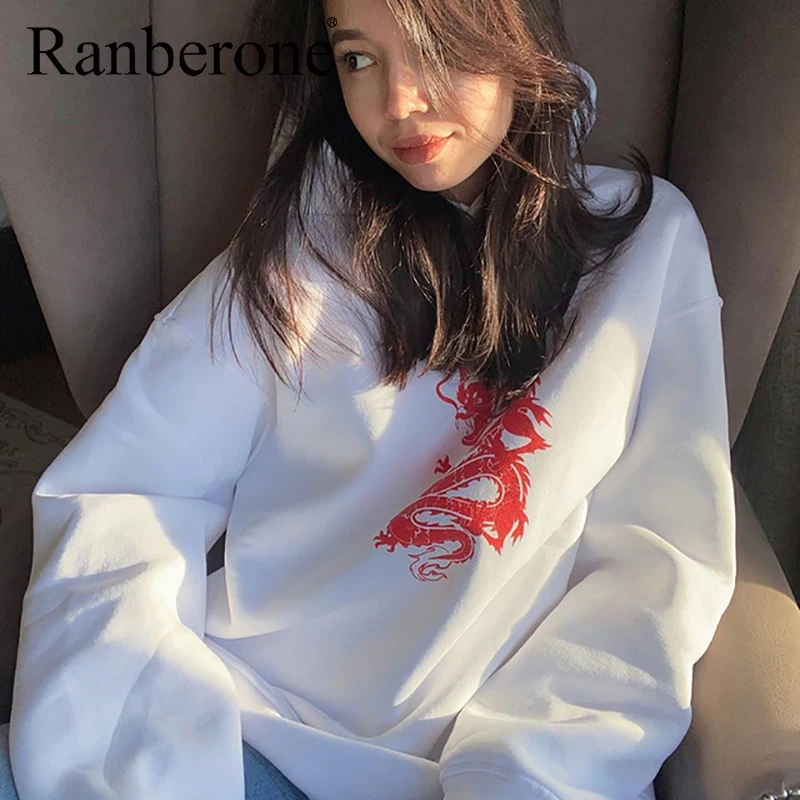 Женские толстовки большого размера однотонные с длинным рукавом женские