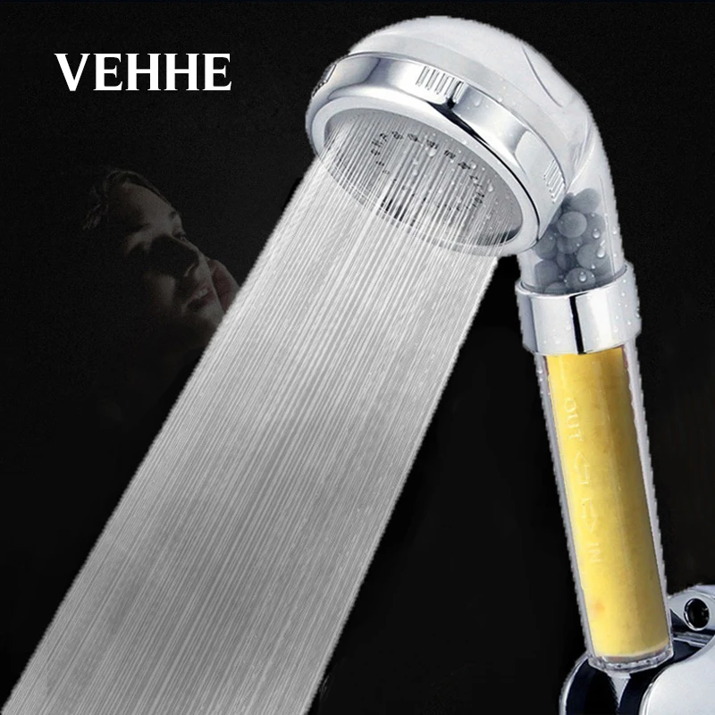 

VEHHE Skin Care Lemon And Lavender Shower Head Aroma Replacement Water Saving High Pressure Showerheads With SPA Anion Balls