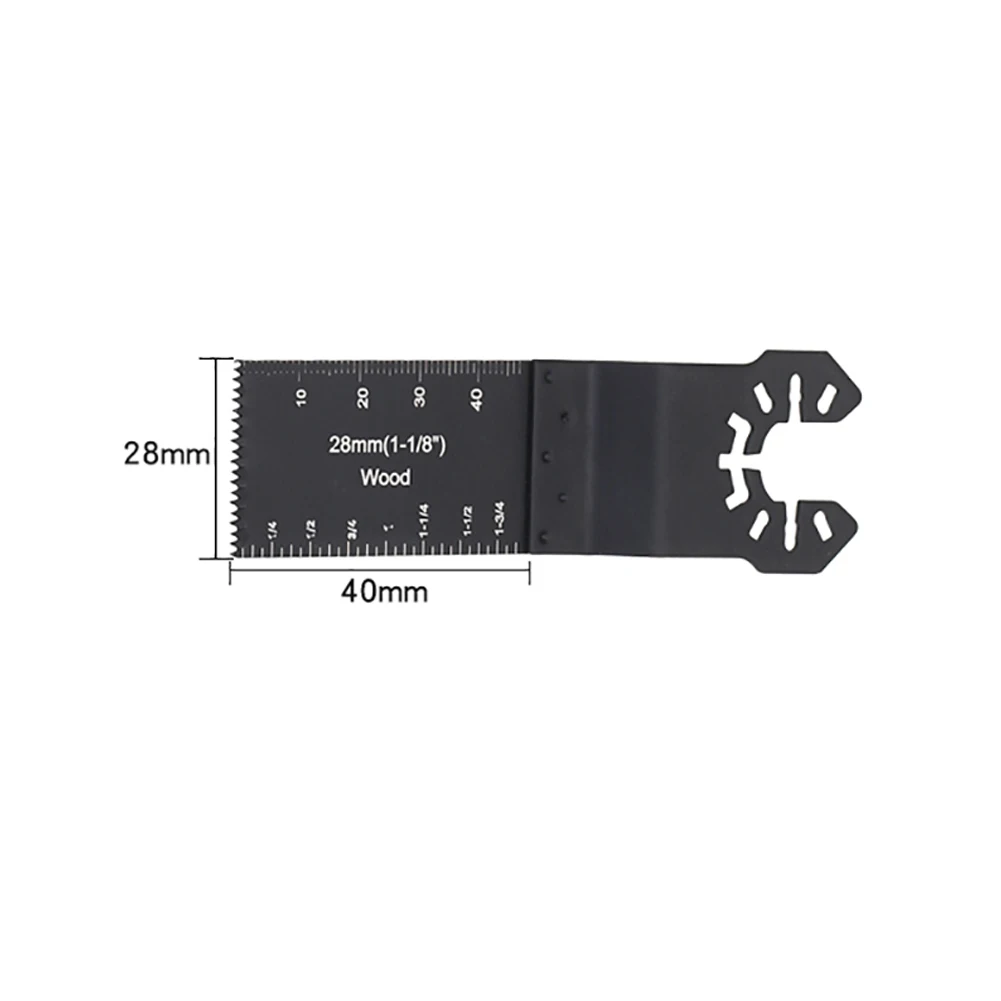 28mm straight blade 1 шт. Осциллирующий Инструмент пилы для резки дерева, гипсокартона, пластмассы, металла, алмаза, качели лезвия, Реноватор, аксессуары для электроинструментов - Внешние Диаметры: 28mm straight blade