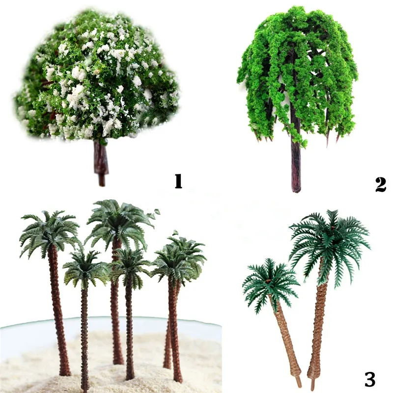 Имитация кокосовых деревьев современный парк миниатюрные сказочные аксессуары