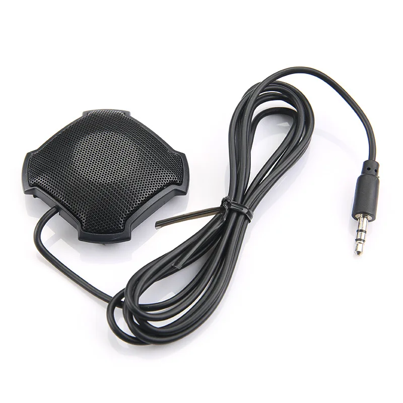 

Condenser Microphone 3.5Mm Plug Mic Tabletop Omnidirectional Pc Computer Conference Microphone For Skype Voip Call Voice Chat