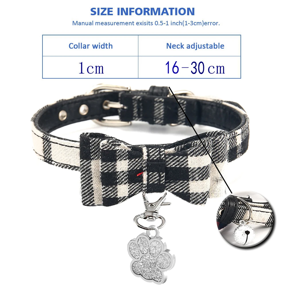 WT Knot Cat Collar Персонализированный ошейник для кошек с колокольчиком, Заказные ошейники для кошек, котенок, щенок, ID, именной ошейник для кошек, ожерелье для маленьких питомцев MP0102 - Цвет: WT Knot Cat Collar