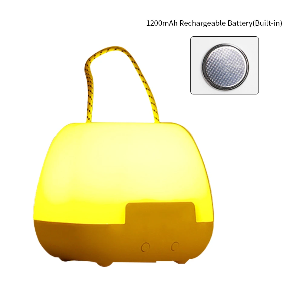 

Ночник с переключателем, современный переносной прикроватный столик с ручкой и регулируемой яркостью для детской комнаты, спальни, светоди...