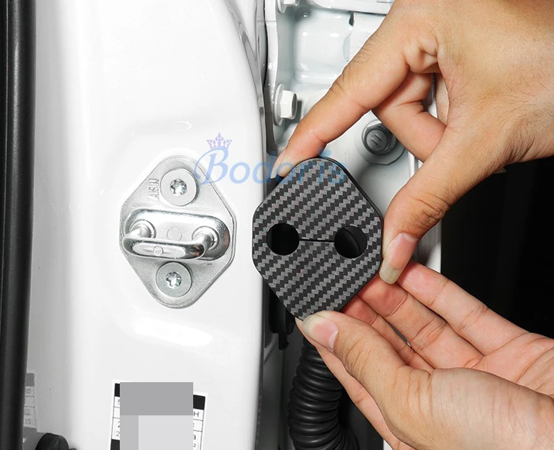 Водонепроницаемая Пряжка для дверного замка из углеродного волокна Toyota C-HR C HR