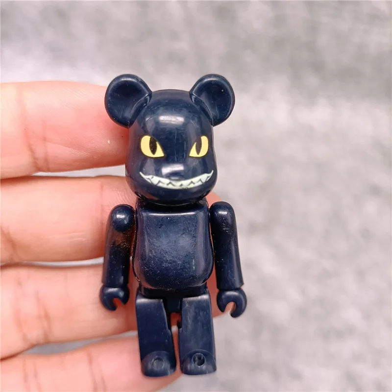 

7Pcs/set 2inch 70% Bearbricklys Bear@bricklys Action Figure Block Bear PVC Model Figures Children Gift DIY Paint Dolls Kids Toys