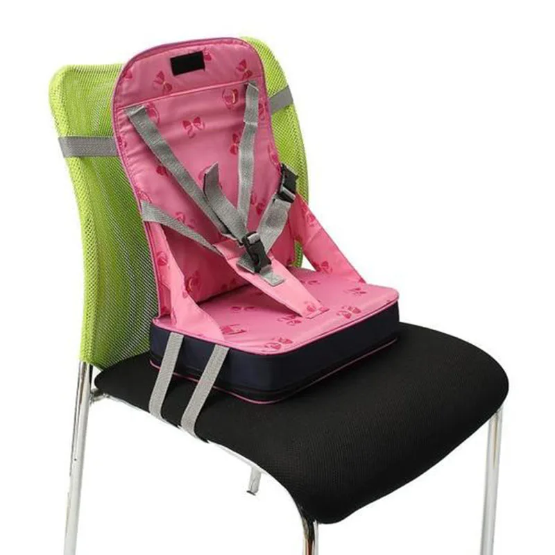 

Dining Infant Washable Baby Chair Bag Lunch Waterproof Portable Seat Foldable Travel Feeding Oxford Cloth Safety Belt Harness