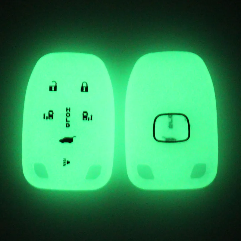 6 кнопок мягкий силиконовый дистанционный смарт ключ Оболочка Чехол брелок