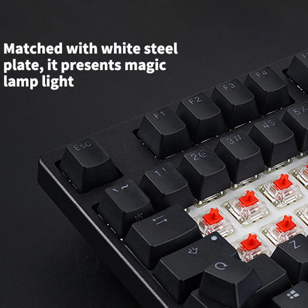 AKKO 3108S RGB подсветка игровая механическая клавиатура 108 клавиш PBT 85% клавишный