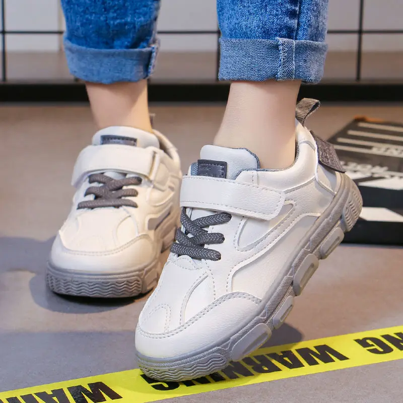 

Sport Kids Sneakers Boys Casual Shoes For Children Sneakers Girls Shoes Leather Anti-slippery Fashion tenis infantil menino a