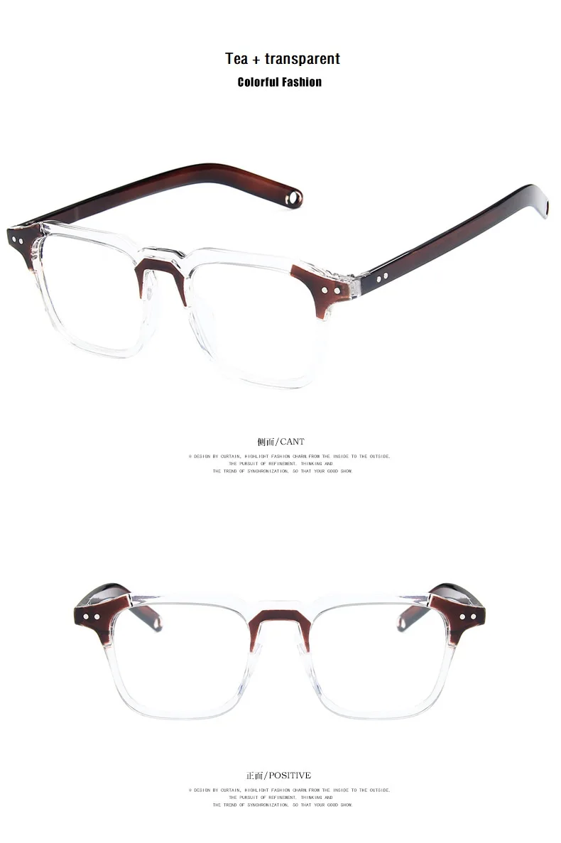 Anti Blue 2019l square Glasses Women Computer blue light blocking glasses Radiation Goggles Spectacles Eyeglasses Men