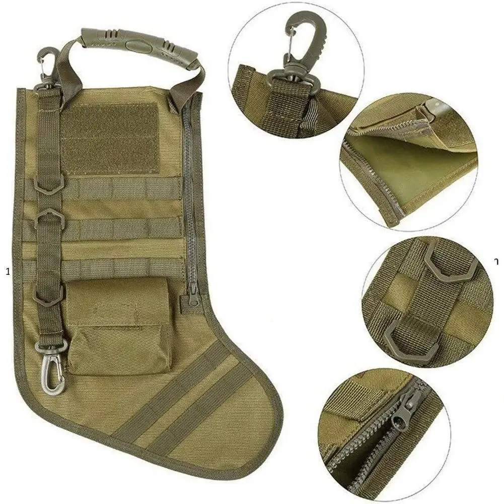 

Christmas Stocking Socks Tactical Bag Dump Drop Pouch Utility Storage Bag Military Combat Hunting Pack Magazine Pouches