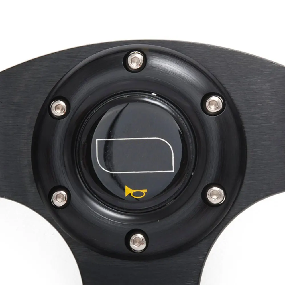 Рулевое колесо OM Racing 14 дюймов 350 мм Автомобильное рулевое из замши и кожи