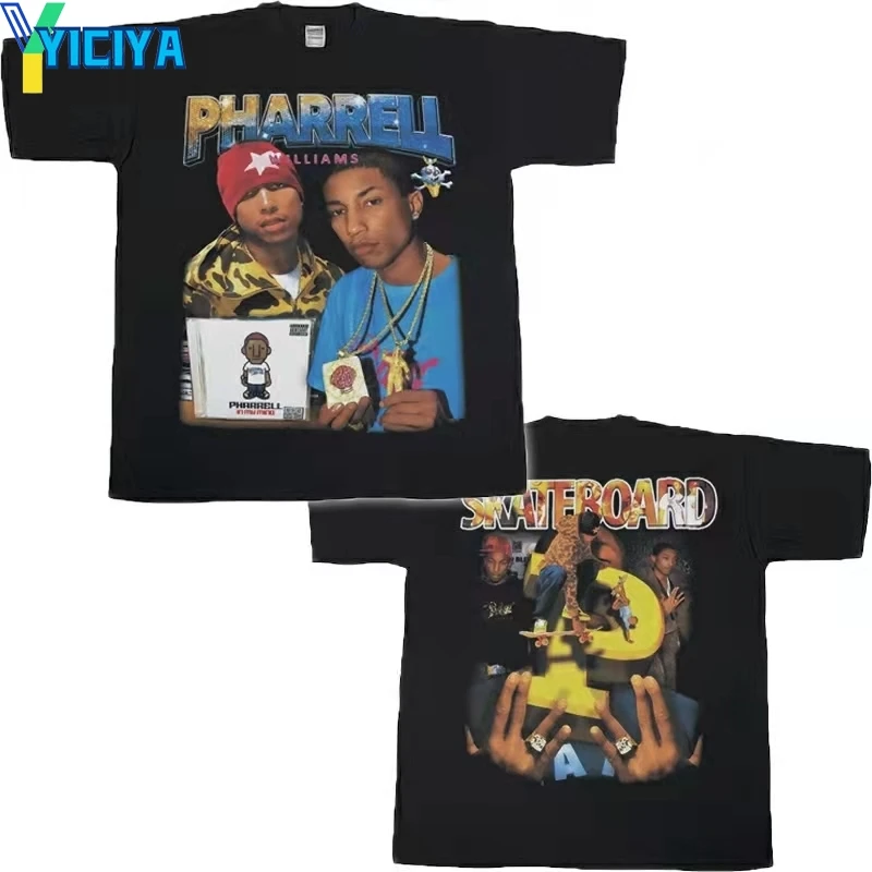 

Футболка женская оверсайз в стиле хип-хоп с принтом и коротким рукавом