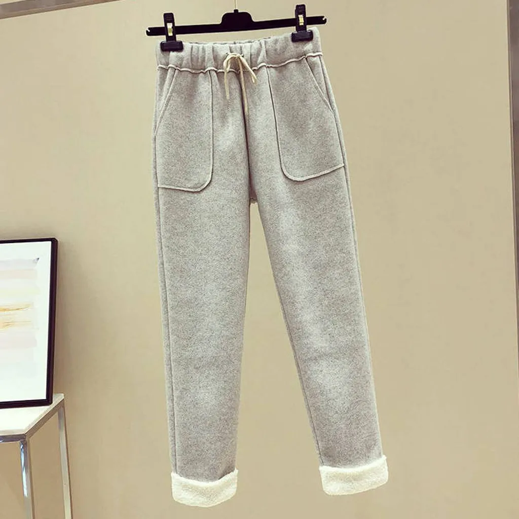 2019 женские модные леггинсы размера плюс плотные зимние Утепленные повседневные