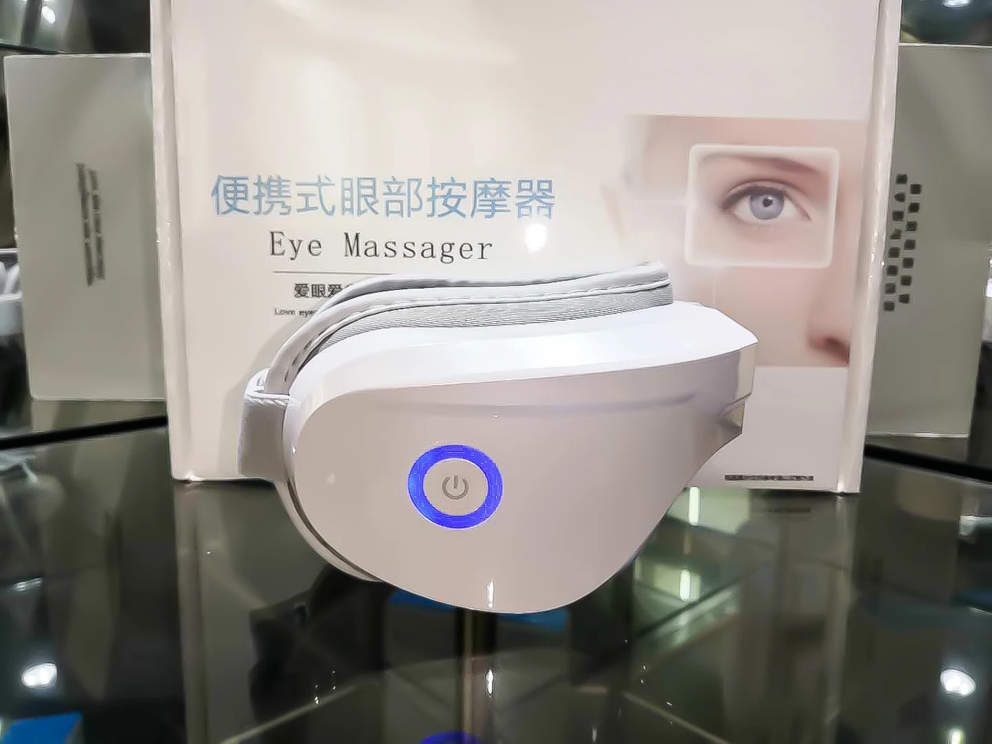 

Smart 4D Electric Vibration Eye Massager Wrinkle Fatigue Relieve Hot Compressing Air Pressure Therapy Massage Eye Care Device