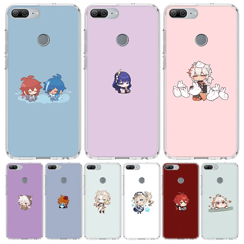 

Cartoon Genshin Impact Phone Case For Huawei Y5 Y6 Y7 Y9 2019 Y9S For Honor 10 Lite 20 Pro 9 10i 20i 7A 8X 8S 8A 9X Cover Funda