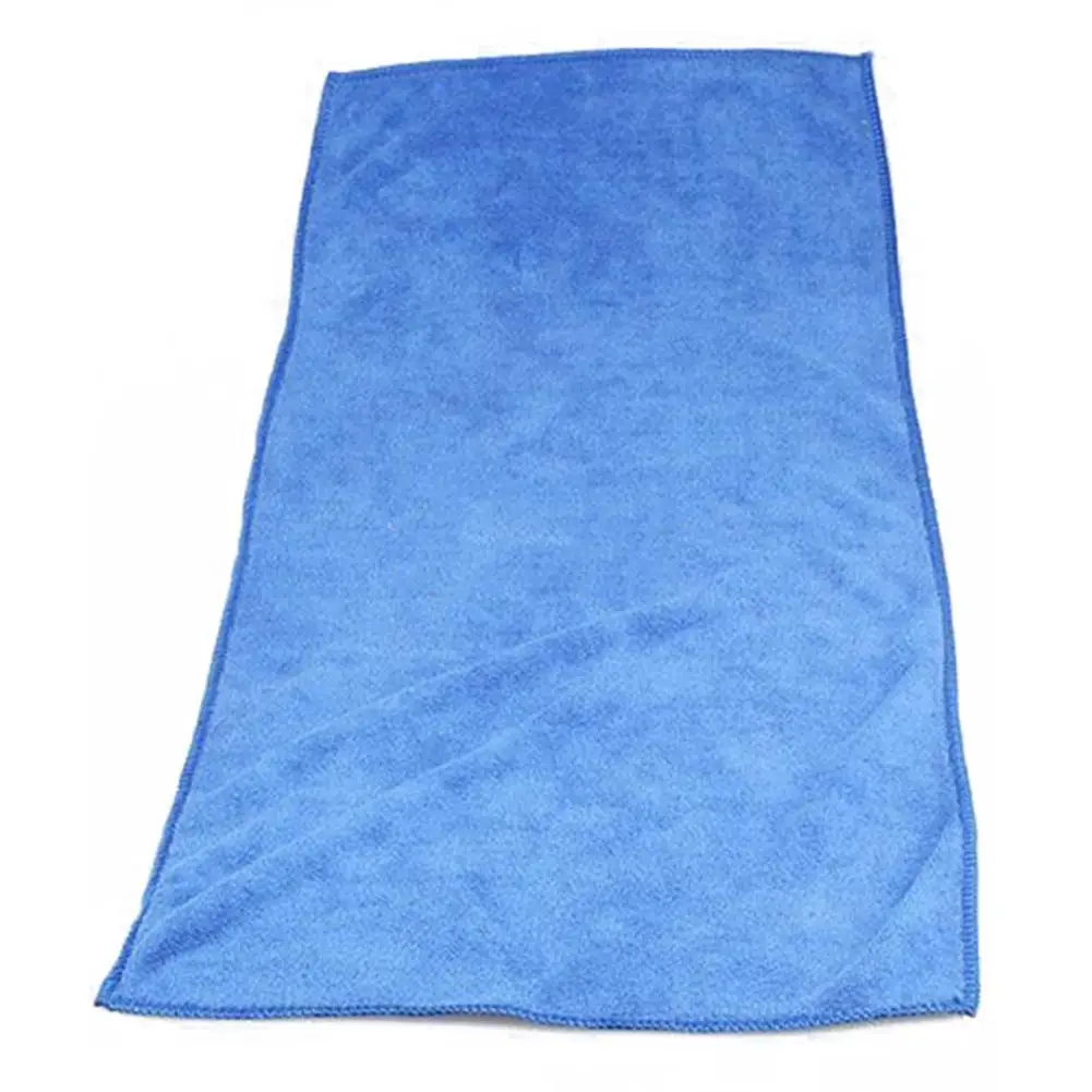 

30cm x 70cm Large Microfibre Cleaning Car Cloth Soft Absorbent Wash Duster Vehicle Wash Clean Towel Blue