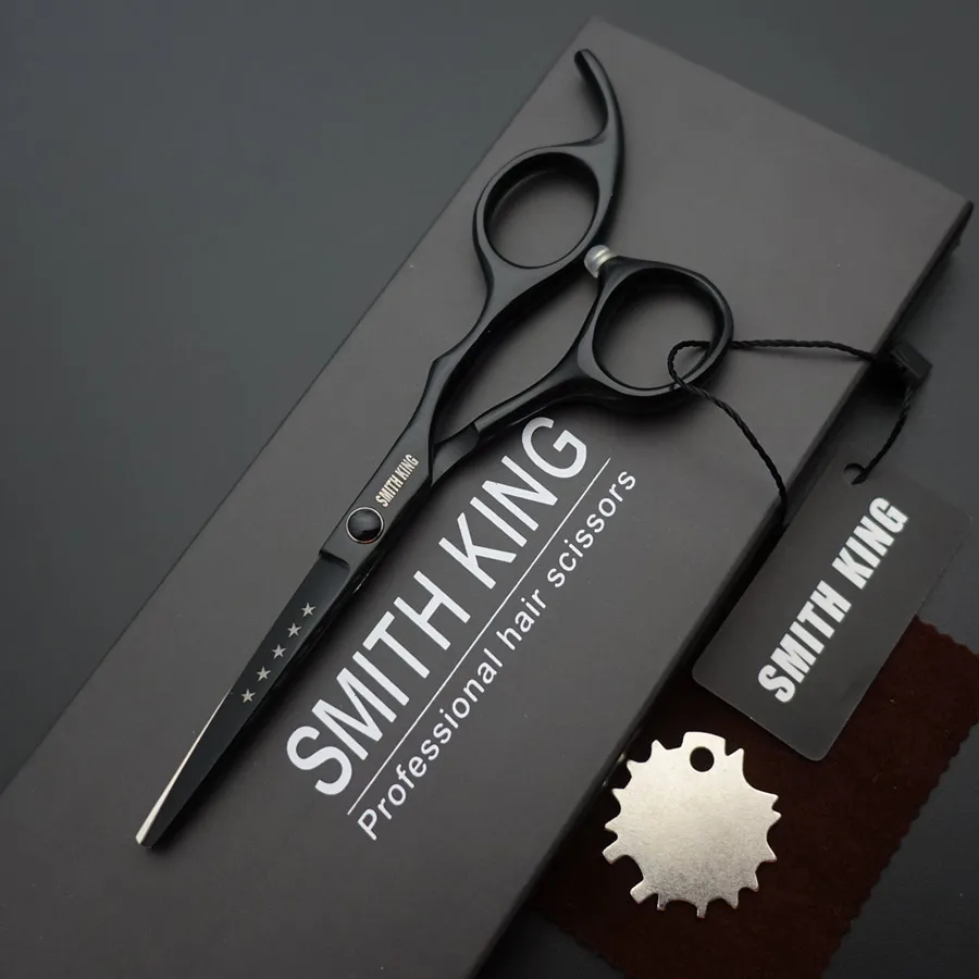" Профессиональные парикмахерские ножницы, SMITH KING 5 дюймов ножницы для резки Парикмахерские ножницы+ Подарочная коробка/наборы