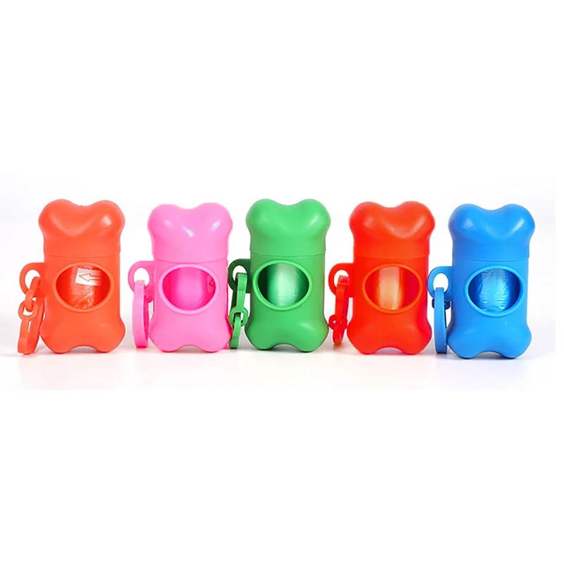 Дозатор для мешков домашних животных пакеты собак пластиковая маленькая собака