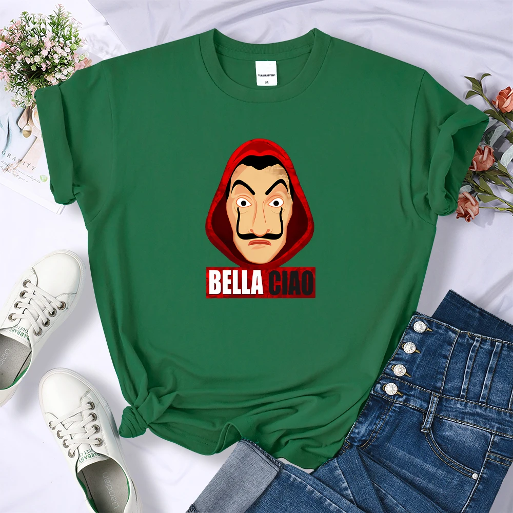 

Money Heist Printing Women T-shirts Summer Grace T Shirt Fashion Anime Kawaii T-shirt Crewneck Oversize Tshirts Woman