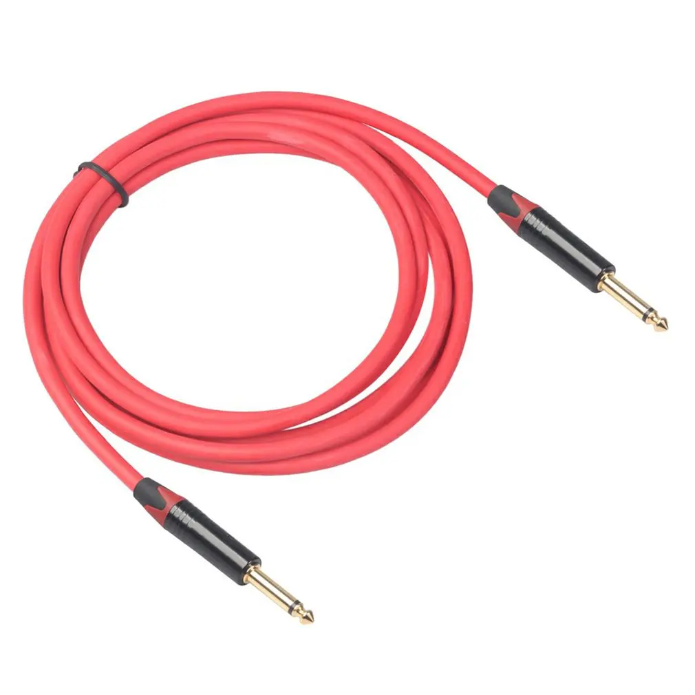 Аудиокабель штырь-штырь 6 35 мм для гитарного миксера усилитель басов 3 м/5 м/10 м