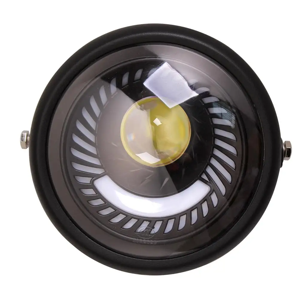 Мотоциклетная фара 6 5 дюйма для Кафе Racer винтажная универсальная светодиодная