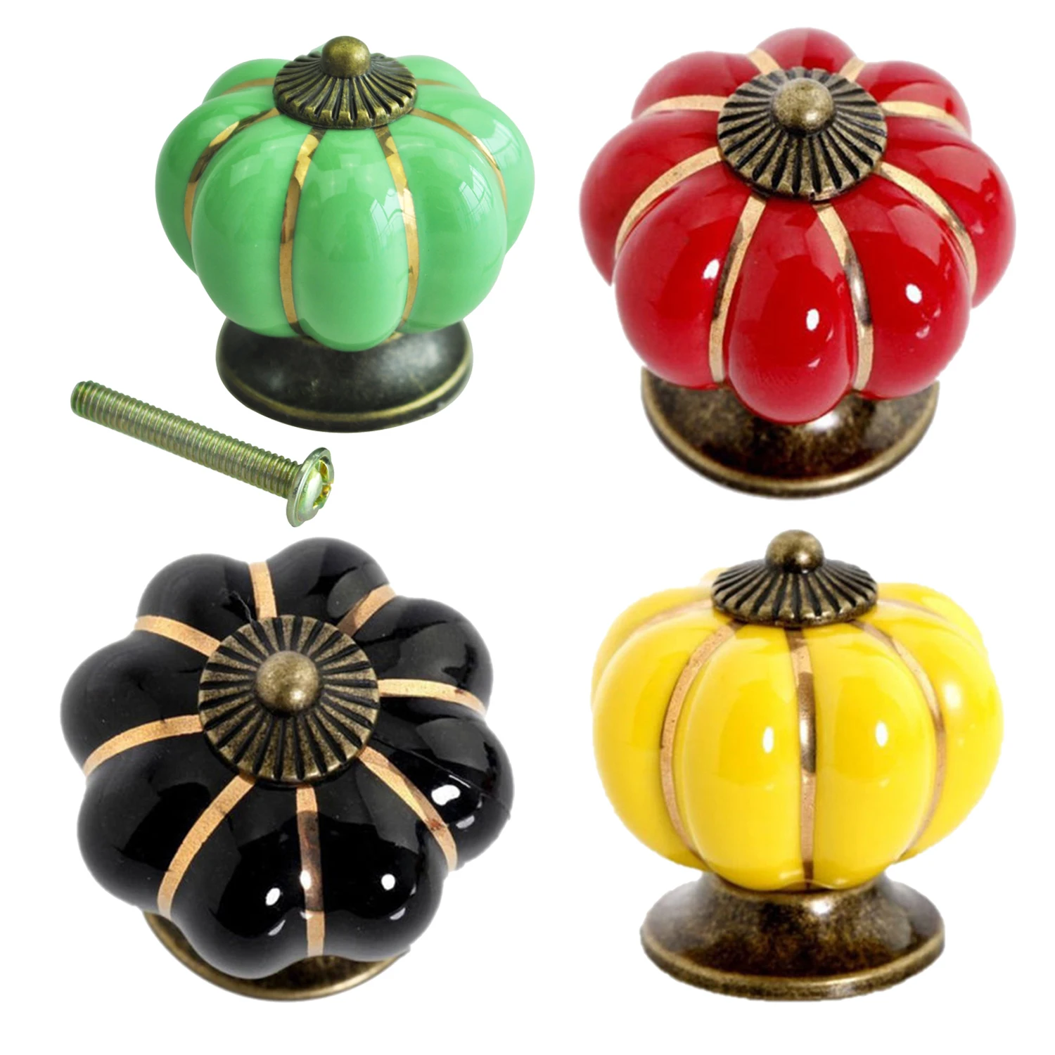 Керамические ручки для шкафов тыквенных дверей ящиков | Обустройство дома