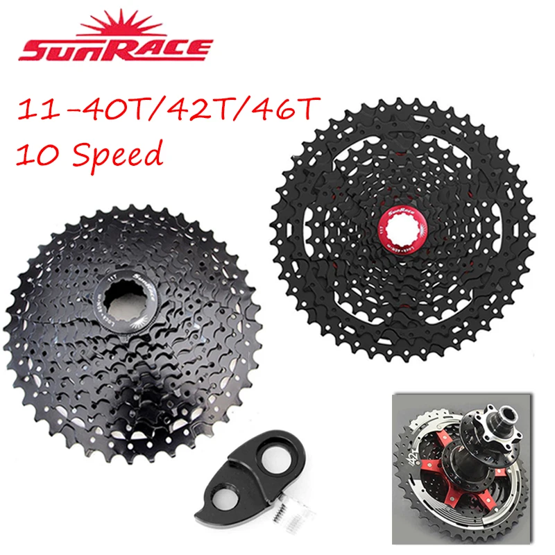 Велосипедная кассета SUNRACE 11 40T 42T 46T маховик с широким соотношением для горных