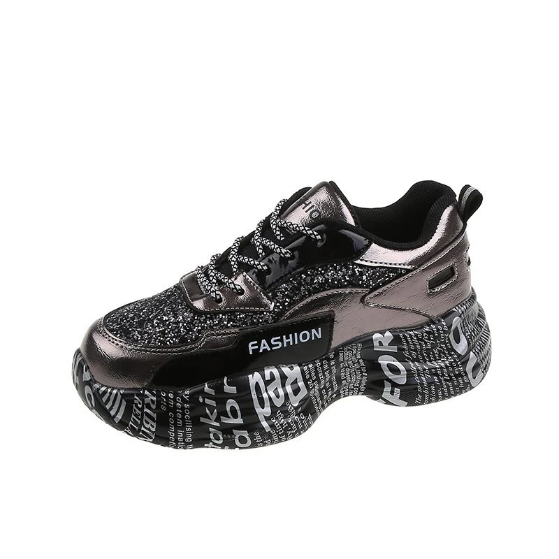 

Chunky Sneakers for Women 2021 Autumn Luxury Designers Platform Fashion Dad Shoes Woman Casual Shoes Running Trainers Female 5cm